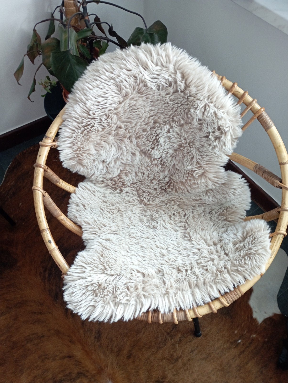 Schapenvacht, Ophalen of Verzenden, Schapenvacht, Beige