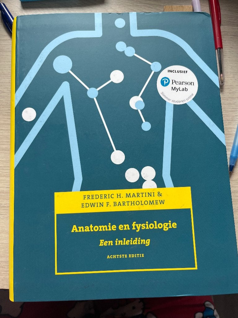 Anatomie en fysiologie inleiding (8e editie), Boeken, Ophalen of Verzenden, Zo goed als nieuw, Hoger Onderwijs, Frederic H. Martini; Edwin F. Bartholomew