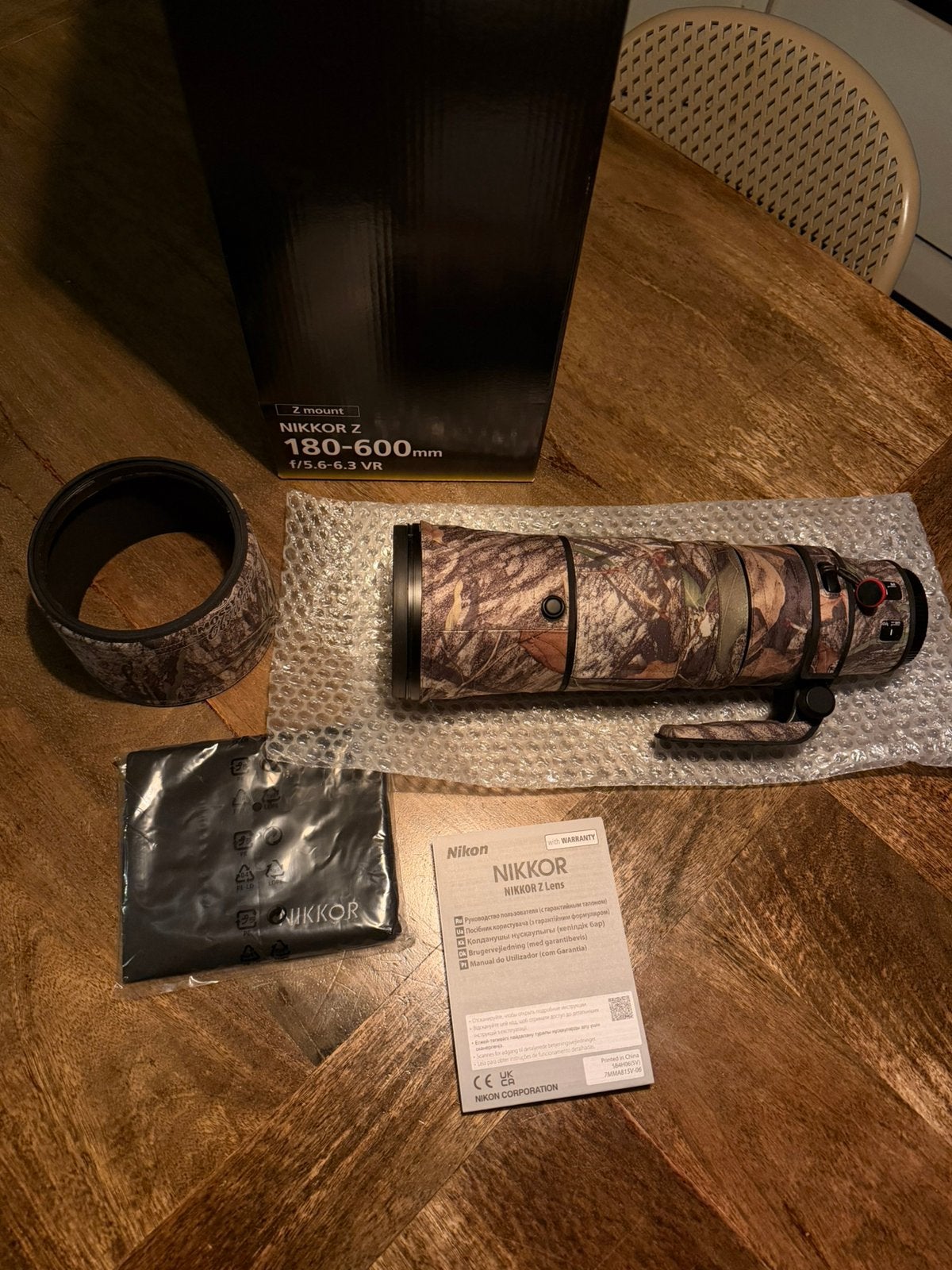 Nikon Z 180-600mm, Audio, Tv en Foto, Ophalen, Zo goed als nieuw, Nikon, Beeldstabilisatie