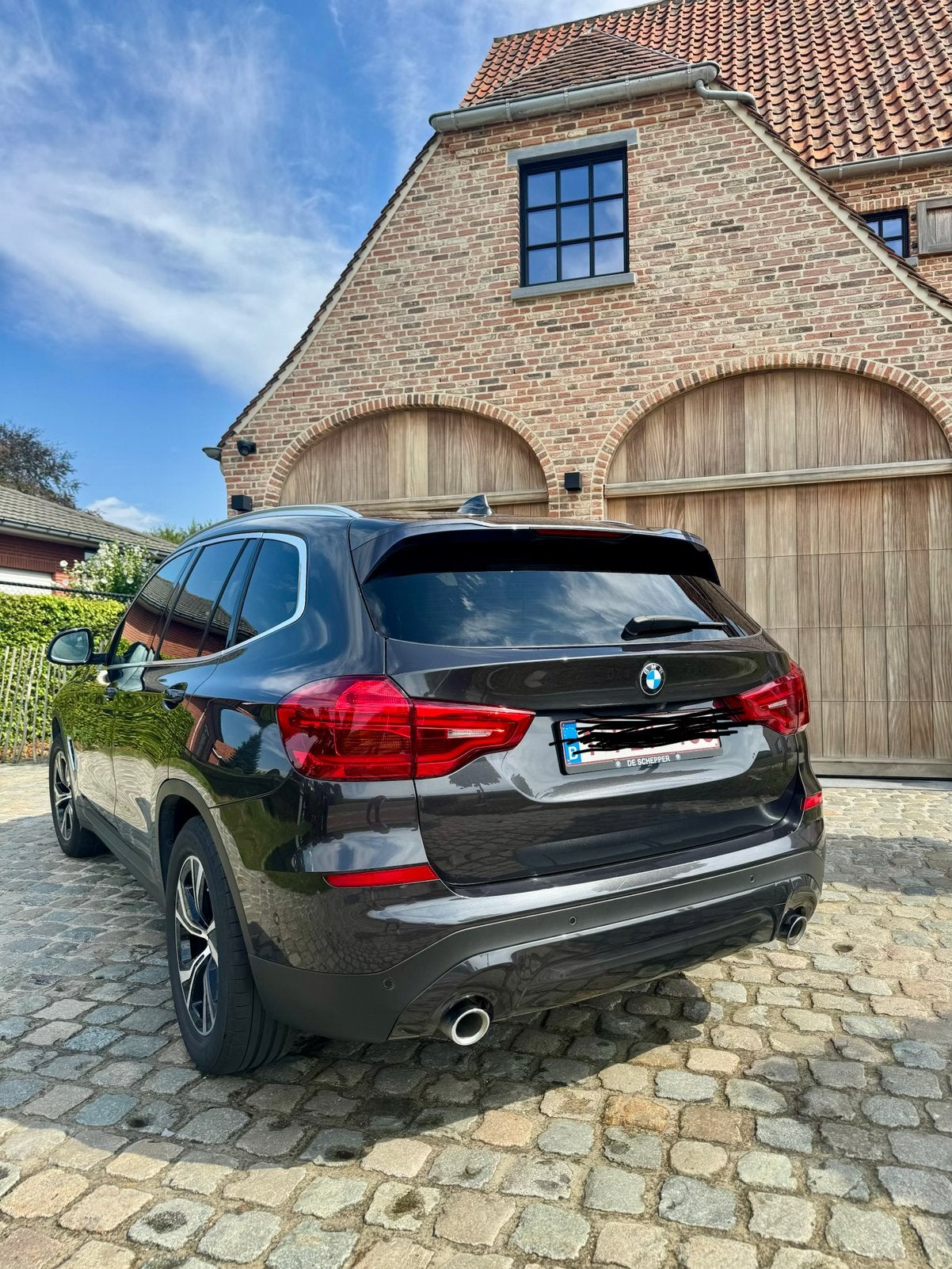 BMW X3 XDrive 30e, Auto's, BMW, Automaat, Zwart, 4 cilinders, Zwart