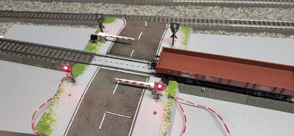 marklin H0 74920 automatische overweg ( voor C rails ), Ophalen, Wisselstroom, Gebruikt, Rails