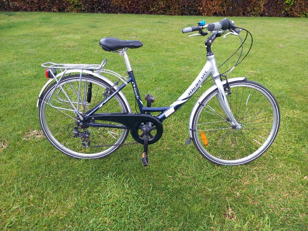 meisjesfiets, Gebruikt, Velgrem, Versnellingen, Minerva