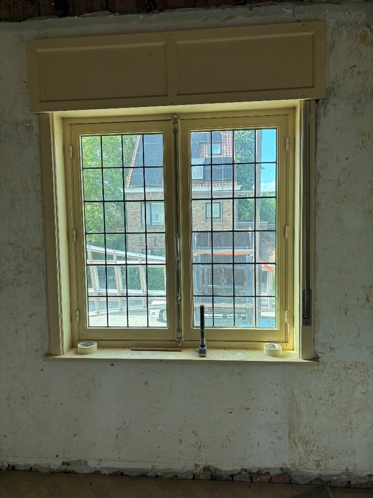 Diptyque vitrail, Vitrail, 120 à 160 cm, Fenêtre de façade ou Vitre, Enlèvement