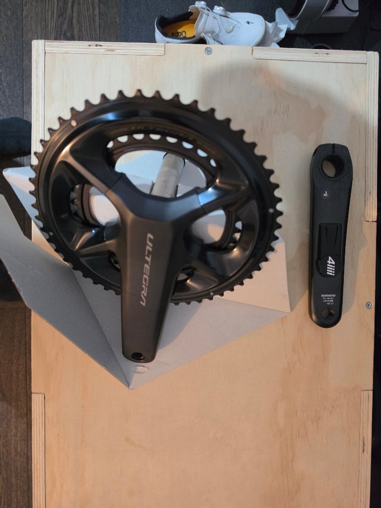 Shimano Ultegra R8100 52/36 165mm met 4iii powermeter NIEUW, Neuf, Pédalier ou Pédales, Enlèvement ou Envoi, Shimano Ultegra