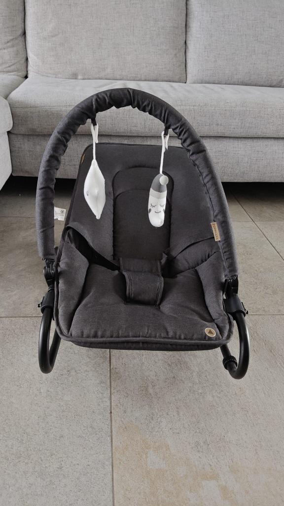 Transat confortable Topmark - Anthracite, Enlèvement ou Envoi, Comme neuf, Chaise rebondissante, Topmark