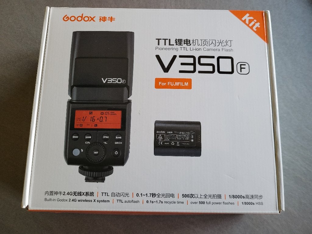 Godox V350F (Fujifilm), TV, Hi-fi & Vidéo, Photo | Flash, Enlèvement ou Envoi, Comme neuf, Fujifilm, Godox