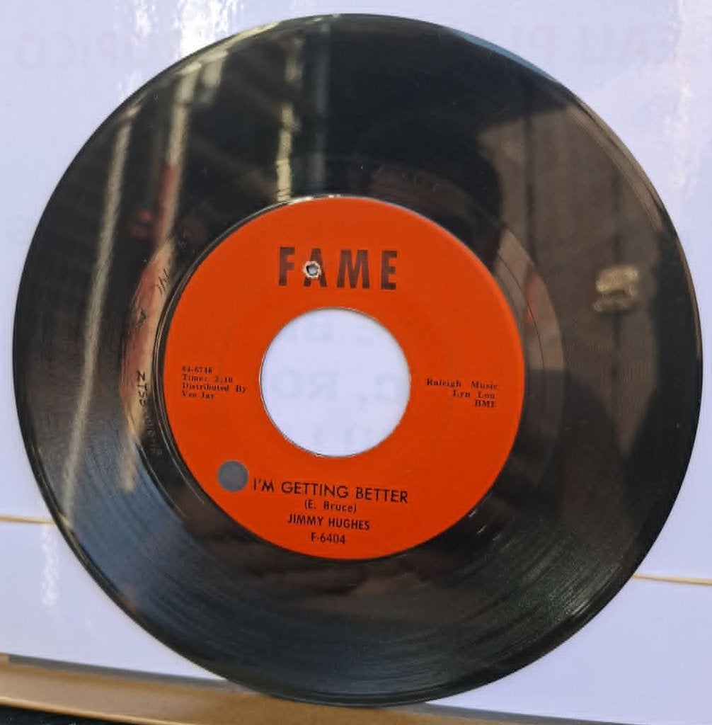Jimmy Hughes - I'm getting better - I want Justice, Pressage original, Enlèvement ou Envoi, 7 inch, Utilisé
