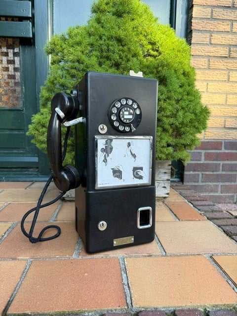 Vintage BELL PHONE Mfg Anvers Munttelefoon, Verzamelen, Ophalen of Verzenden, Gebruikt
