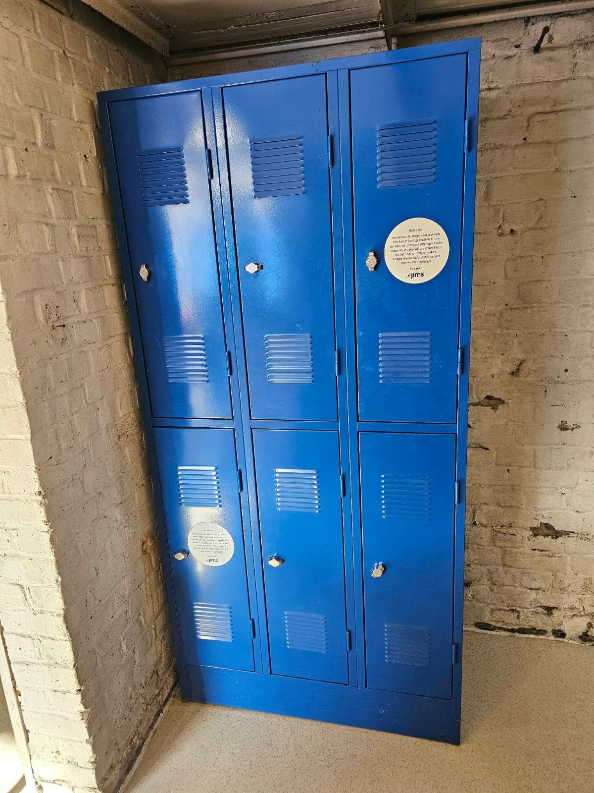 locker kast met 6 deuren, Ophalen, Zo goed als nieuw