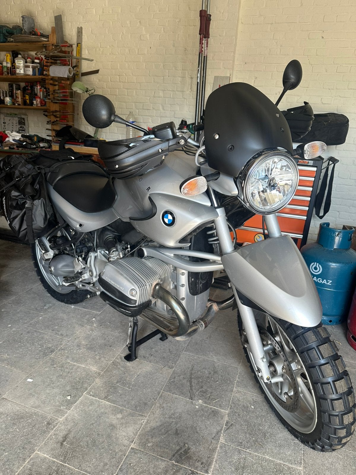 bmw r850r adventure  idiaal voor kleine persoon of vrouw, 2 cilinders, Gebruikt, Particulier, Handvatverwarming