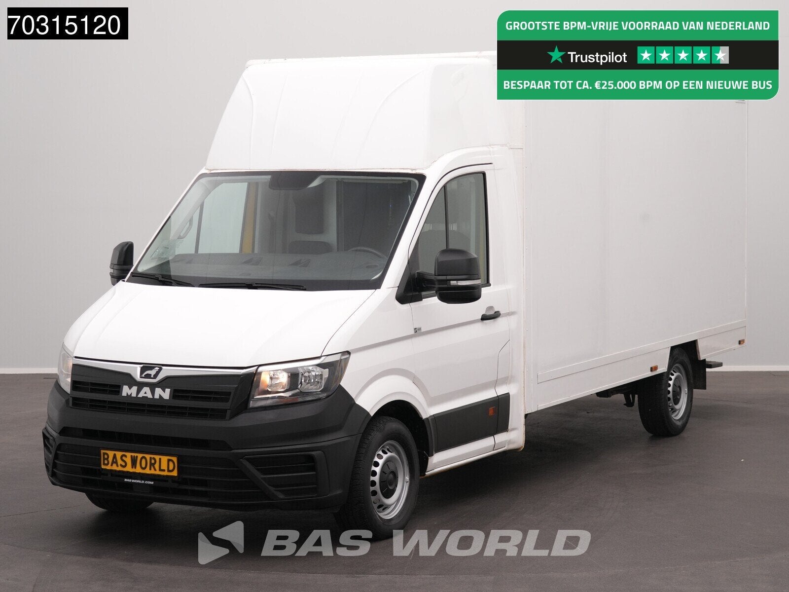 MAN TGE 3.100 Bakwagen Verkoopwagen Foodtruck Meubelbak Koff, Stof, Gebruikt, Euro 6, 4 cilinders