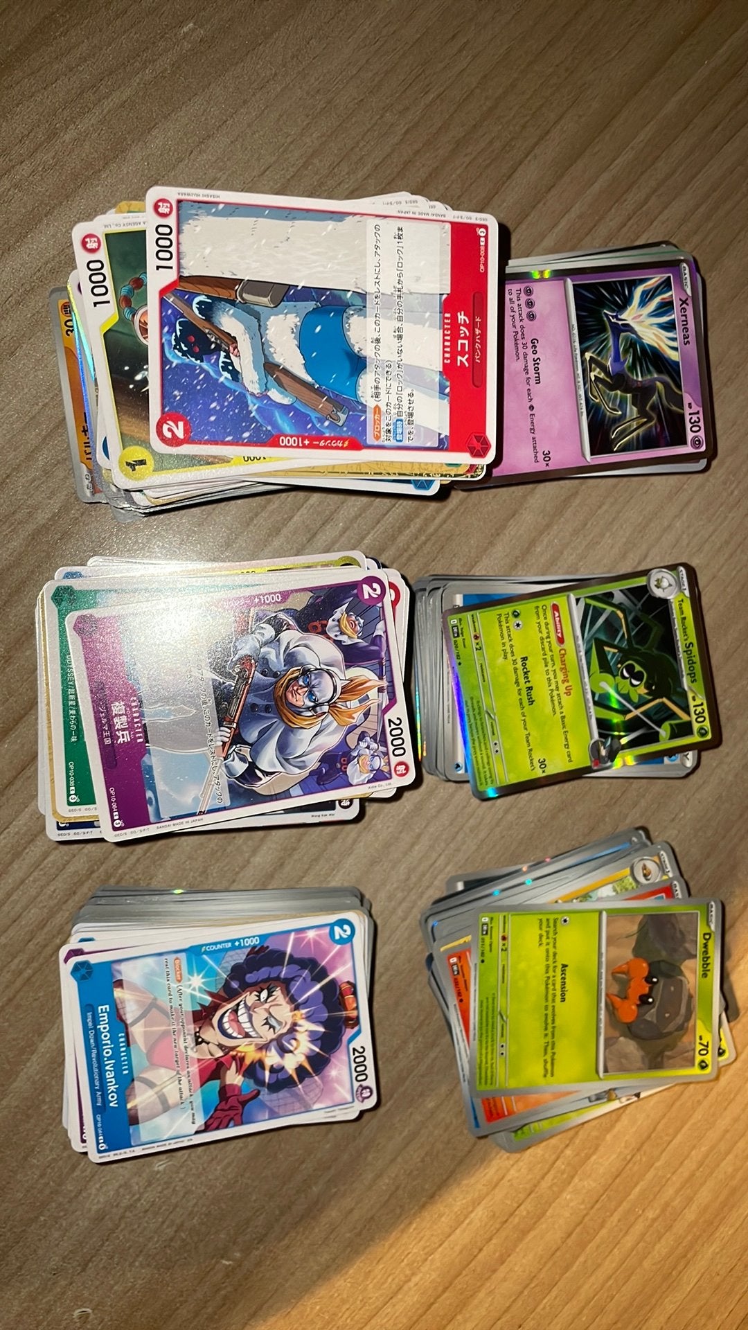One piece en pokémon bulk, Enlèvement ou Envoi, Neuf, Plusieurs cartes