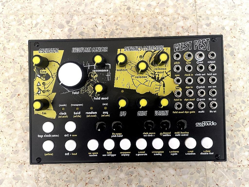 Cre8audio West Pest — Semi-modulaire West Coast synthesizer, Musique & Instruments, Synthétiseurs, Comme neuf, Autres nombres