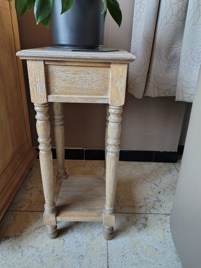 Bijzettafel /Plantentafel, Ophalen, Gebruikt, 60 cm of meer, Rechthoekig