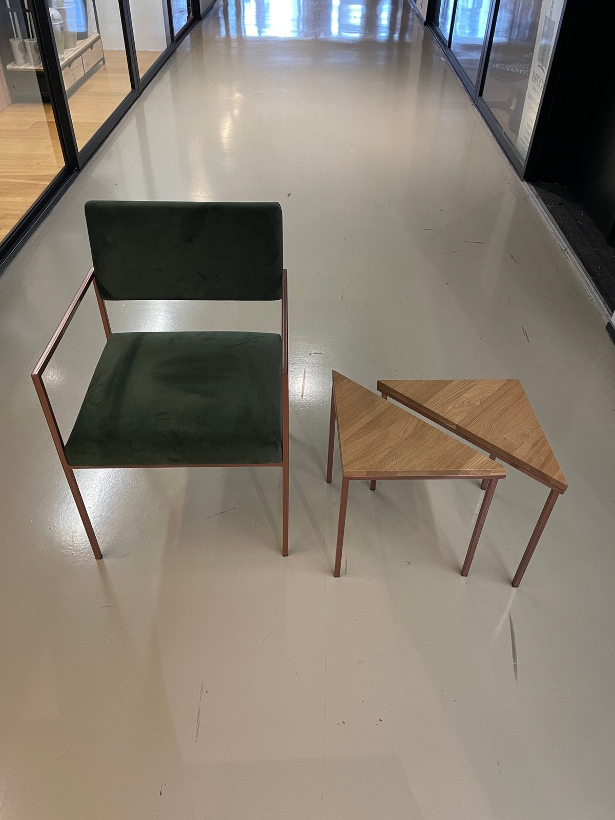 Chaise en velours, Maison & Meubles, Chaises, Neuf, Tissus, Autres couleurs, Enlèvement
