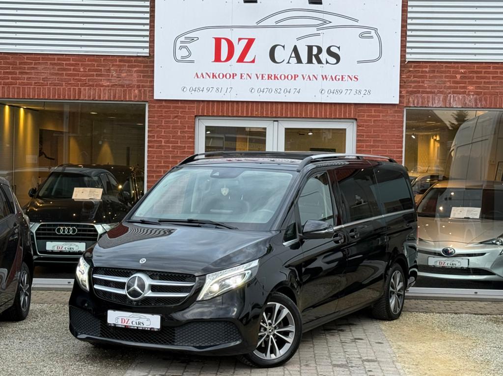 MERCEDES V220 CDI 163PK |NAVI | OPEN DAK | CAMERA 360* |, Auto's, Monovolume, 4 cilinders, Parkeercamera, Zwart