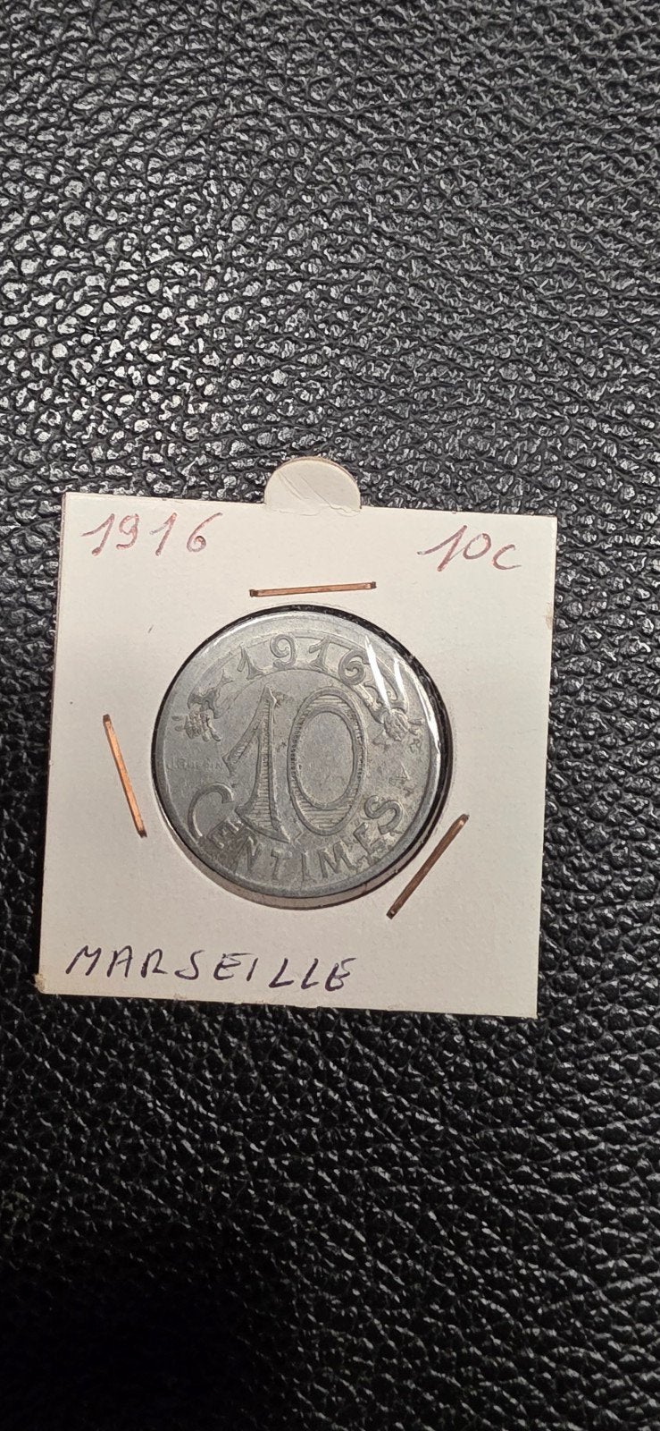 Frans Noodgeld 10 centimes 1916 Marseille, Ophalen of Verzenden