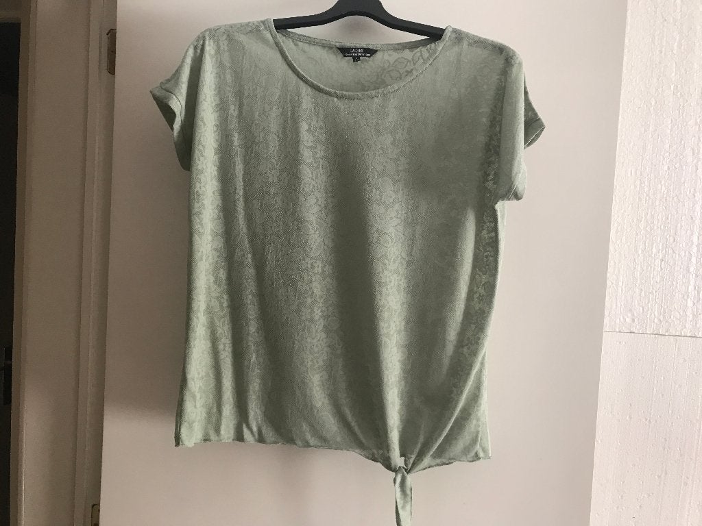 lichtgroen t-shirt, Kleding | Dames, T-shirts, Maat 42/44 (L), Zo goed als nieuw, Korte mouw, Groen