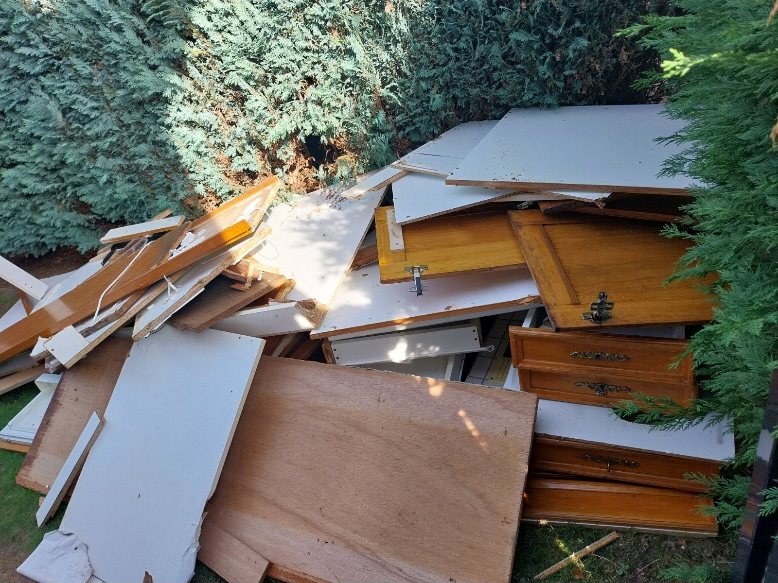 gratis hout, Ophalen, Hout