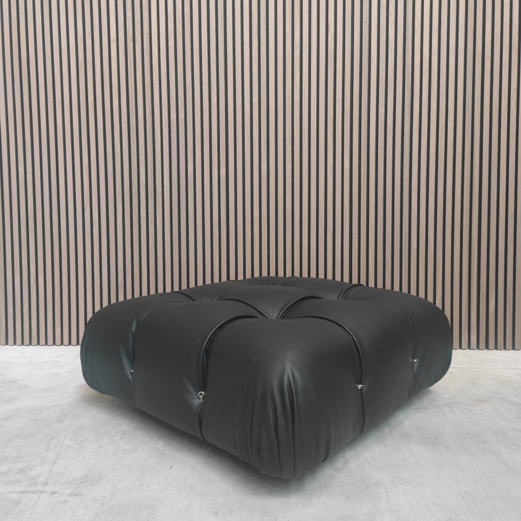 Vintage B&B Italia Camaleonda element – Zwart leder, Enlèvement ou Envoi
