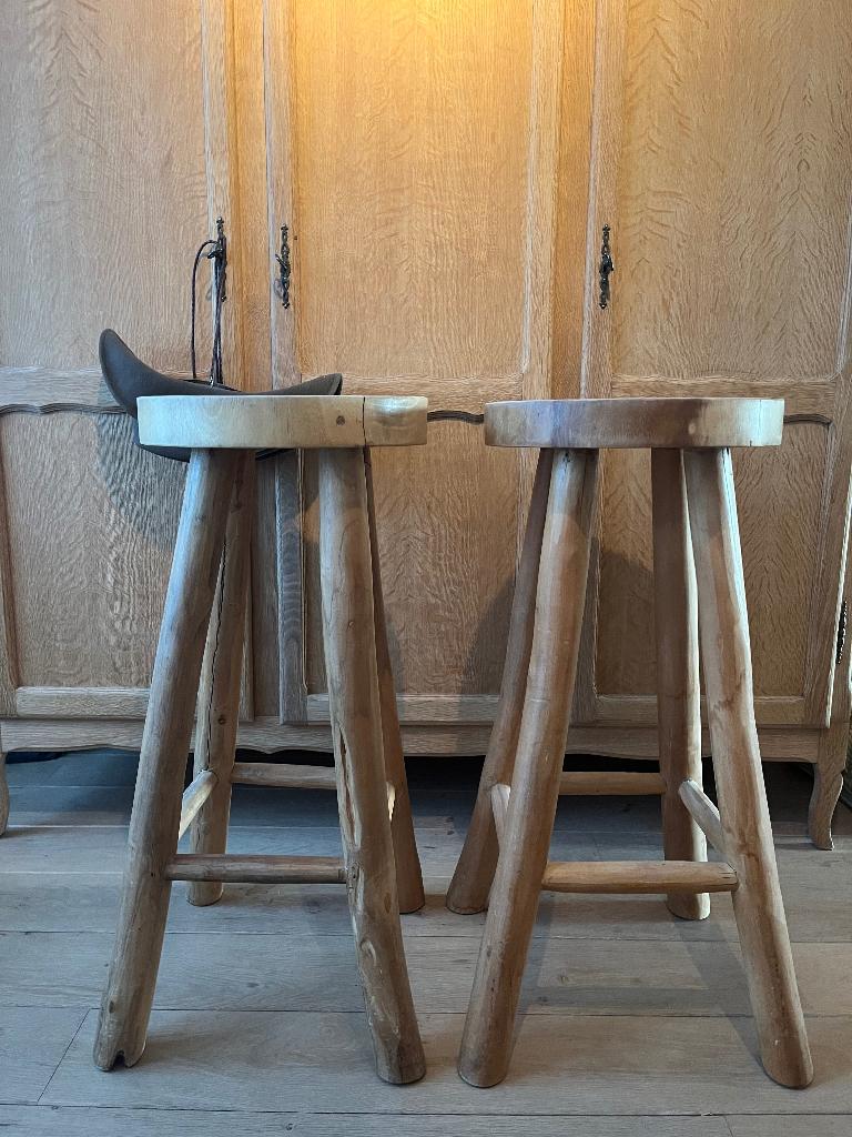 Bar krukken, Ophalen, 60 tot 90 cm, Zo goed als nieuw, Hout
