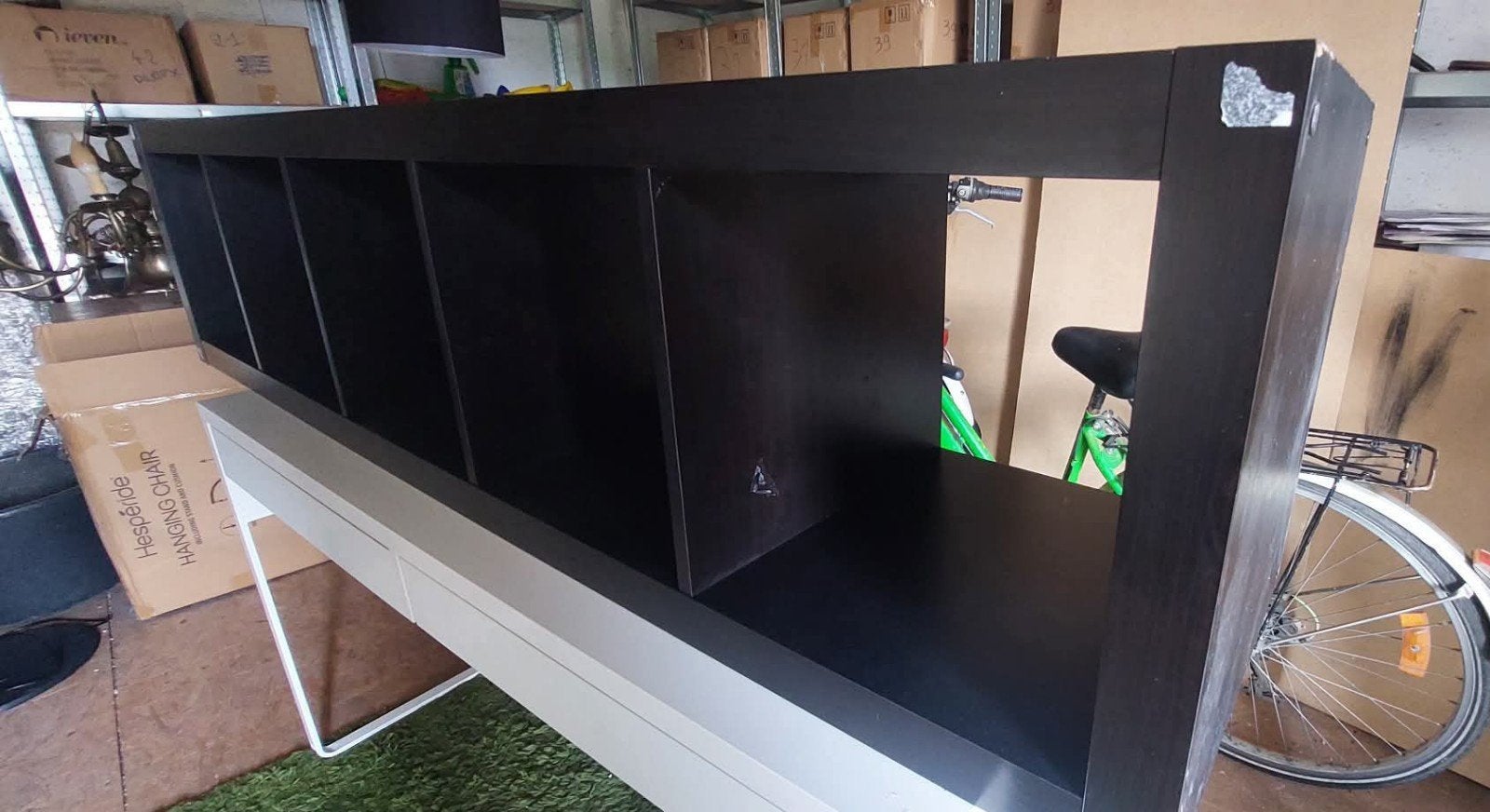 kalax  zwart 5 vakken, Ophalen