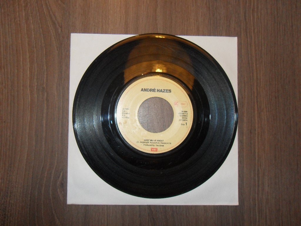 André Hazes - Geef mij je angst, Cd's en Dvd's, Vinyl | Nederlandstalig, Ophalen of Verzenden, Gebruikt, 7 inch, Levenslied of Smartlap