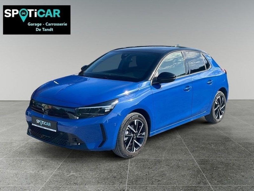 Opel Corsa Gs-Line 1.2 Benzine 100 Pk zeer goed uitgerust !, Auto's, Opel, Euro 6, Blauw, 100 pk, Bedrijf