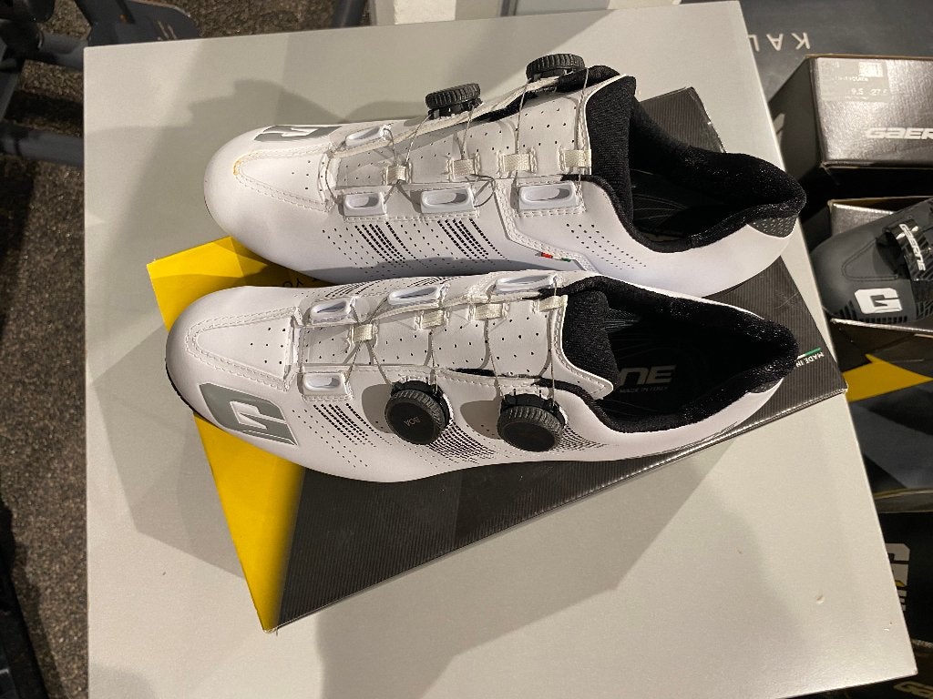 Raceschoen Gaerne G-Chrono White Matt 45, Fietsen en Brommers, Heren, Schoenen, Nieuw, Overige maten