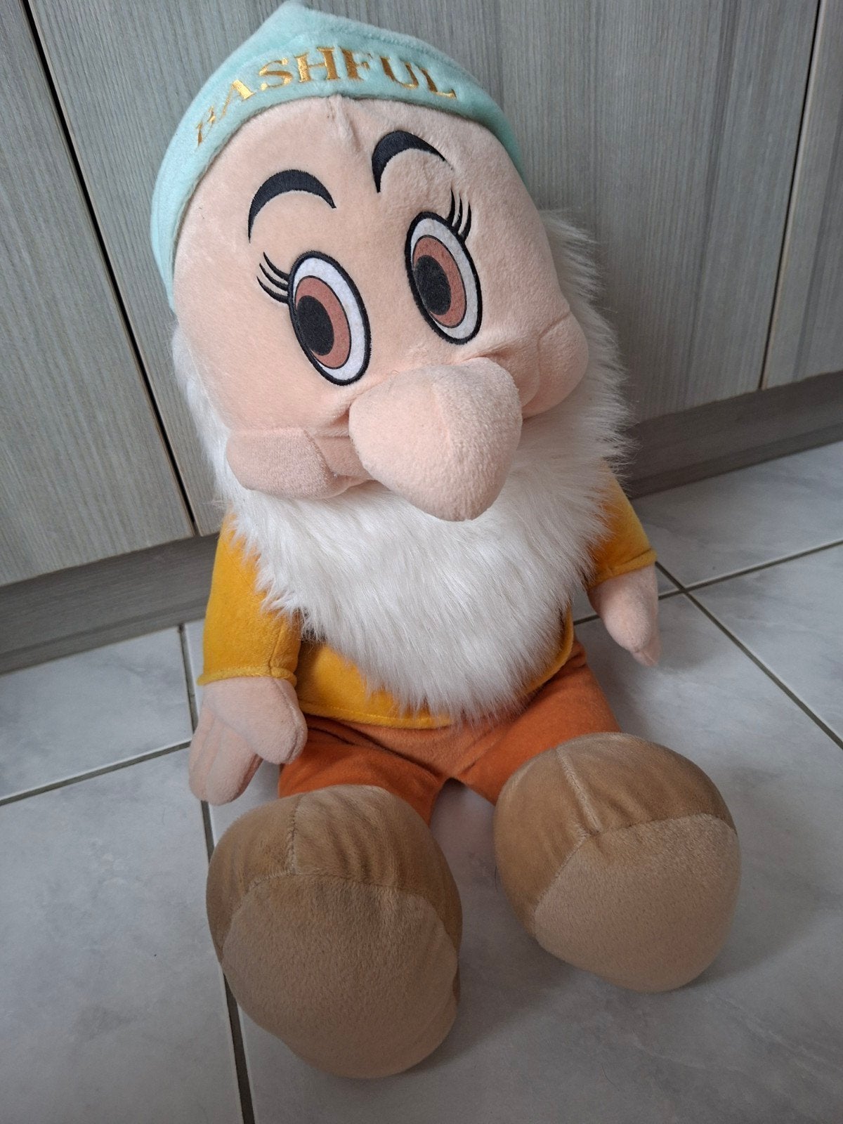 knuffel Bashful zeven dwergen, Ophalen
