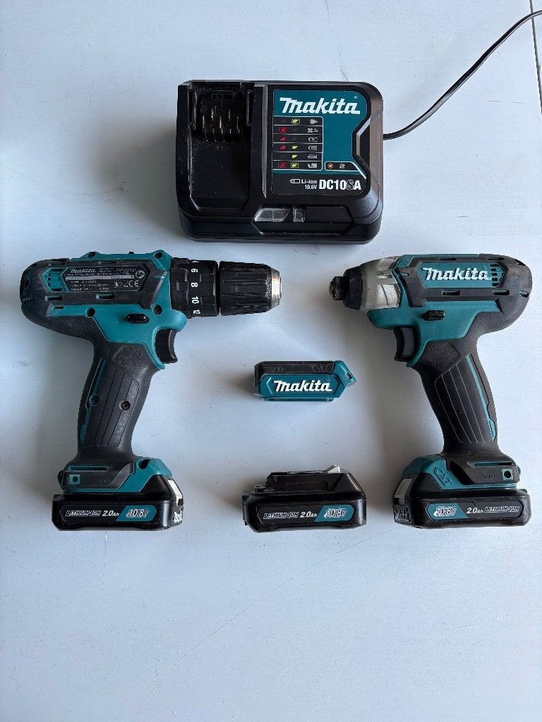Makita 10,8V CXT complete accuset – zeer goede staat, Doe-het-zelf en Bouw, Ophalen, Zo goed als nieuw, Boor- en Schroefmachine
