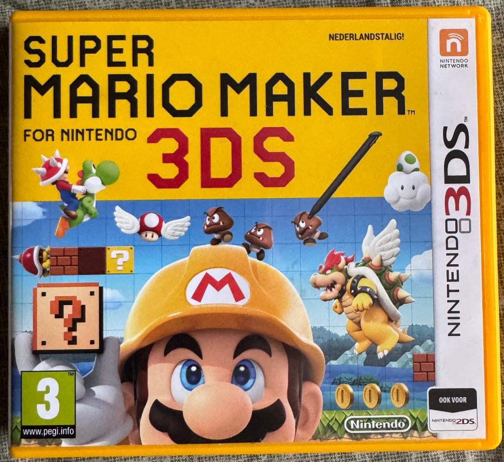 Super Mario Maker [3DS], Games en Spelcomputers, Games | Nintendo 2DS en 3DS, 1 speler, Ophalen of Verzenden, Zo goed als nieuw