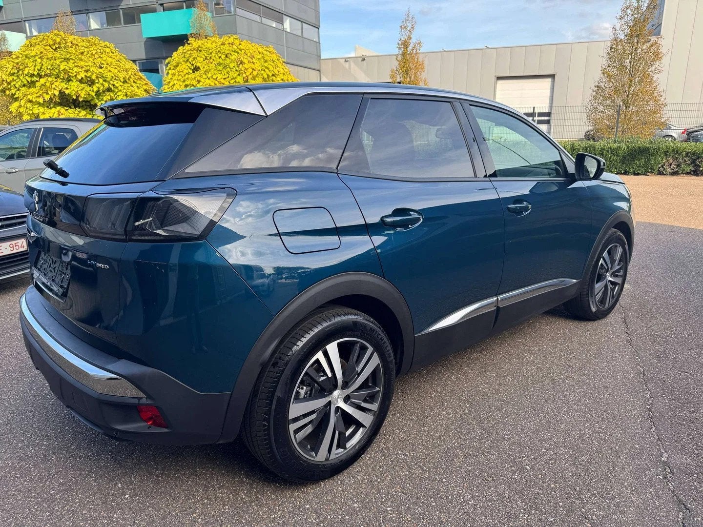 Peugeot 3008 3008 1.6 Hybrid 225 PHEV Allure Pack - 1/2 Lede, Auto's, Automaat, Gebruikt, Lane Departure Warning, Blauw