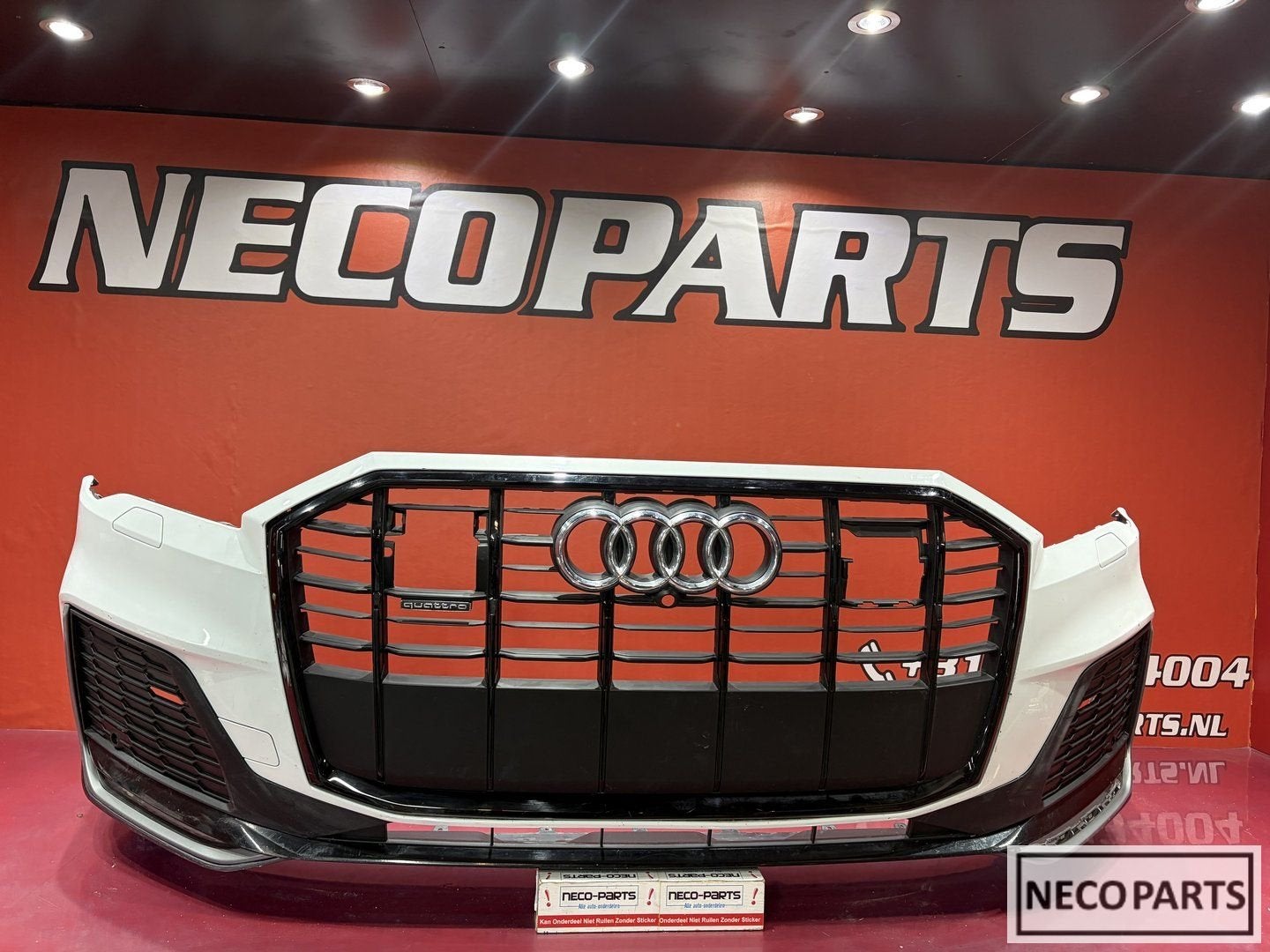 AUDI Q7  4M8 S-LINE FACELIFT BUMPER VOORBUMPER ORIGINEEL, Gebruikt, -, -, Achter