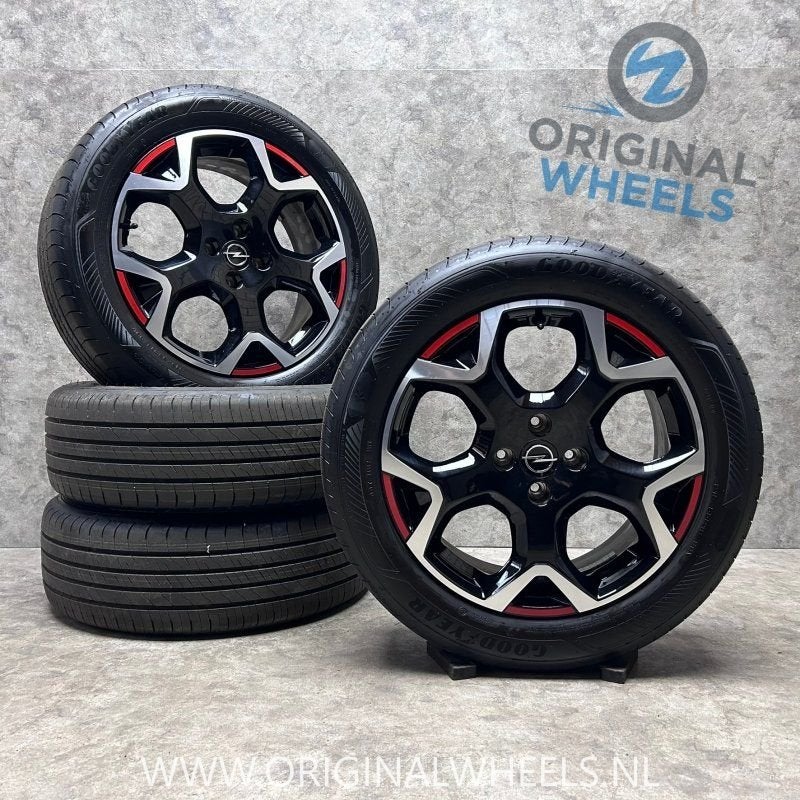 18 inch originele velgen + zomerbanden Opel Mokka, Autos : Pièces & Accessoires, Pneus et Jantes, 215 mm, Pneus été, -