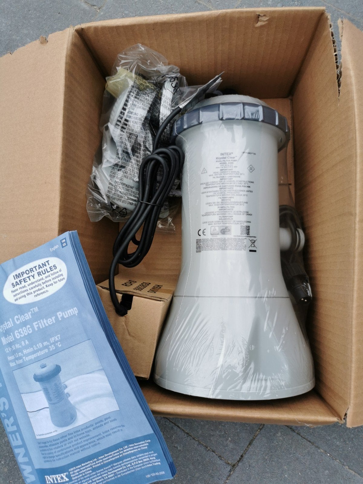 Zwembad filterpomp Intex 638G, Ophalen, Nieuw, Filter