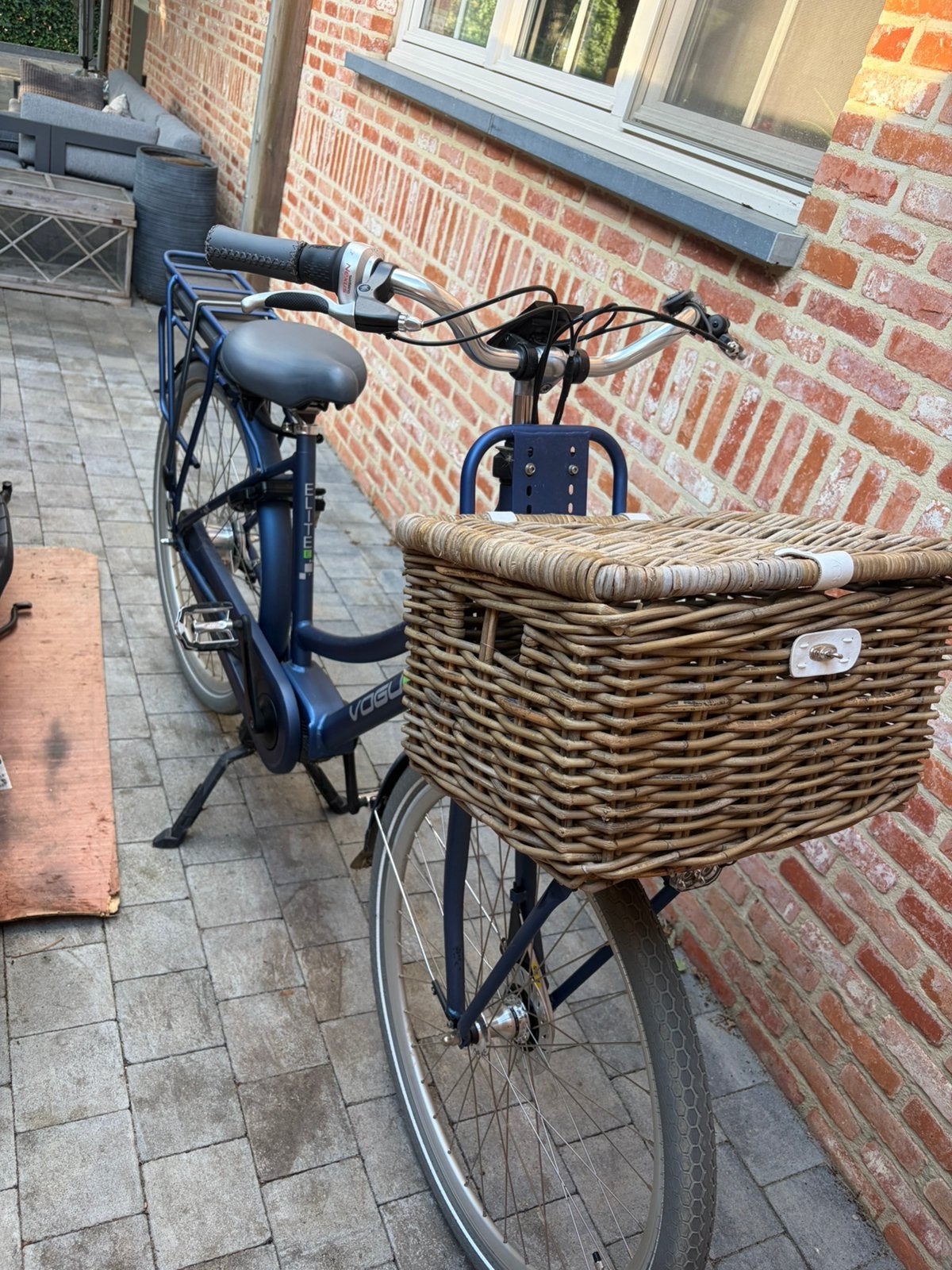 Elektrische fiets Vogue, Fietsen en Brommers, Elektrische fietsen, Zo goed als nieuw, 47 tot 51 cm, 50 km per accu of meer, Ophalen