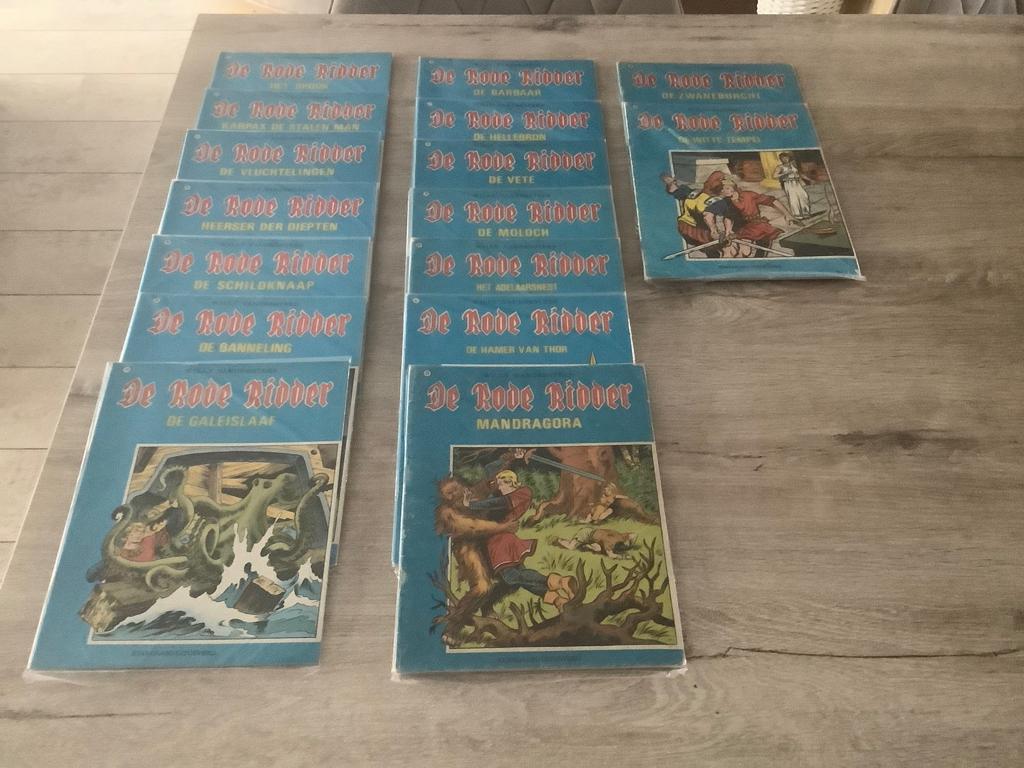 De rode ridder verschillende strips reeks 2 (Blauwe cover), Livres, BD, Utilisé, Plusieurs BD, Enlèvement ou Envoi