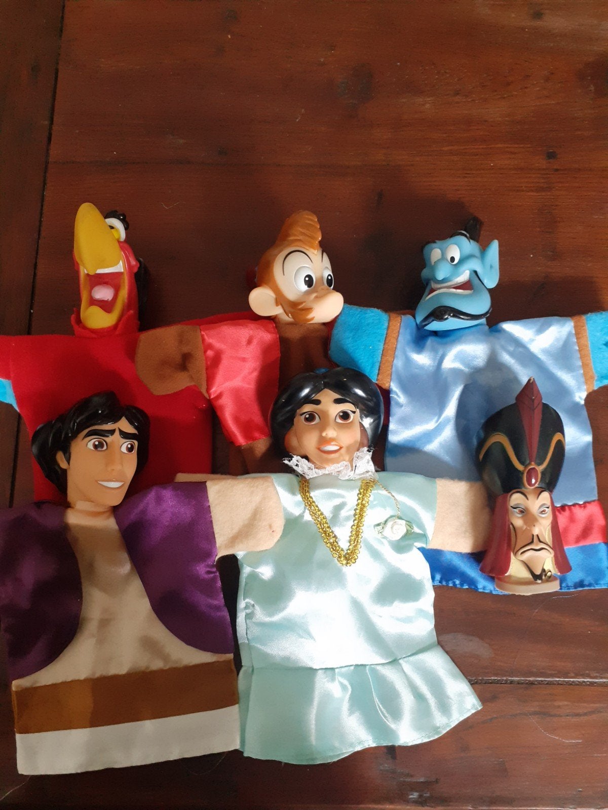 Aladdin handpoppen poppenkastpoppen Disney, Ophalen of Verzenden