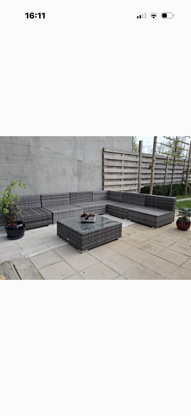 Mooi Loungeset klein zeer goede staat!, Tuin en Terras, Ophalen, Zo goed als nieuw, Loungeset