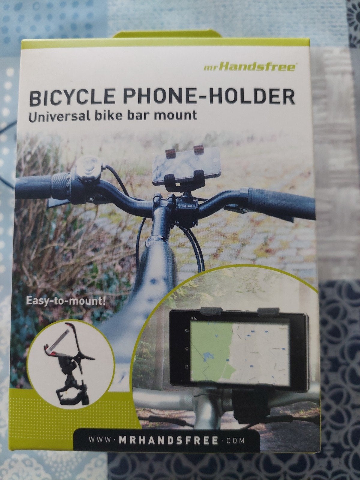 Gsm houder voor op de fiets, Ophalen, Fiets