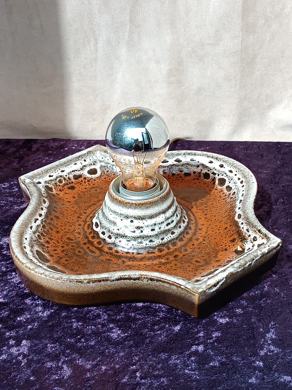 Lampe Fat Lava Hustadt Lights, Allemagne de l'Ouest, 1970, Antiquités & Art, Enlèvement ou Envoi
