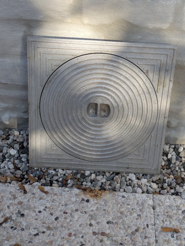putdeksel alu voor buis 250 mm, Ophalen, Nieuw, Aluminium