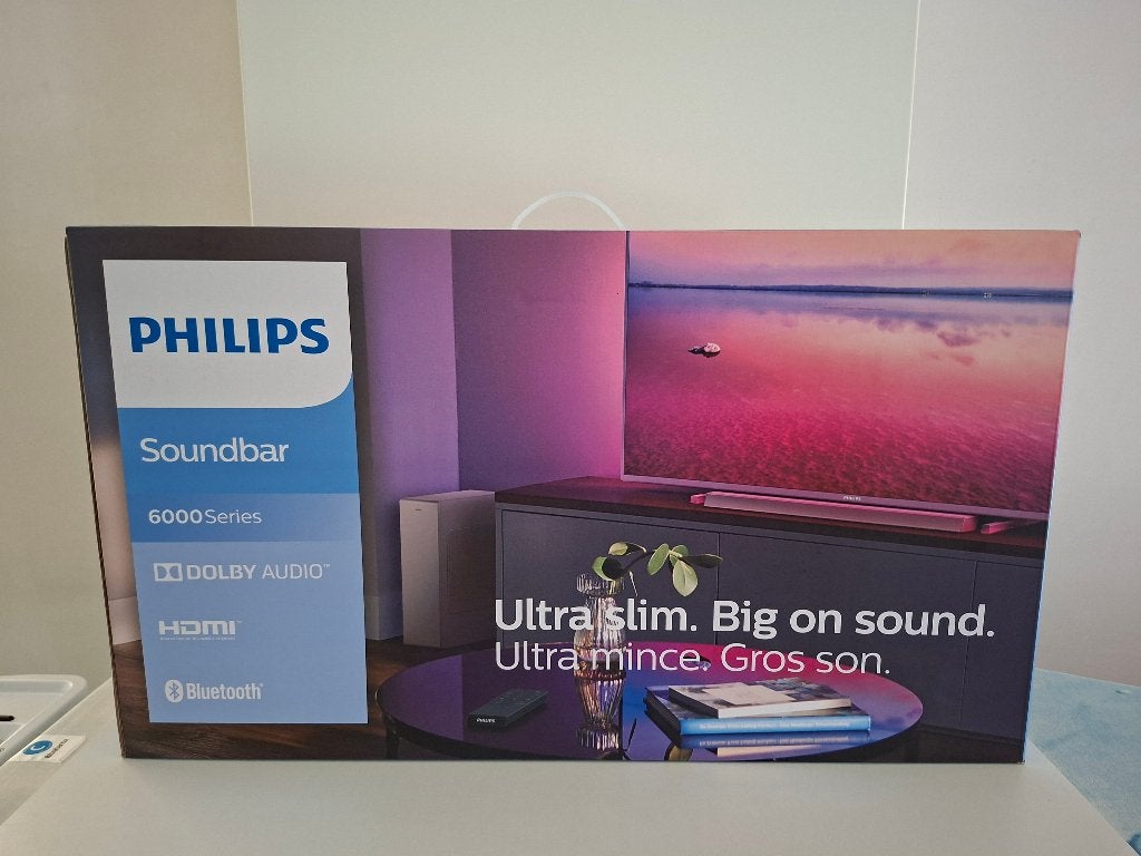 Barre de son PHILIPS TAB6405, TV, Hi-fi & Vidéo, Enlèvement, Bluetooth, Comme neuf