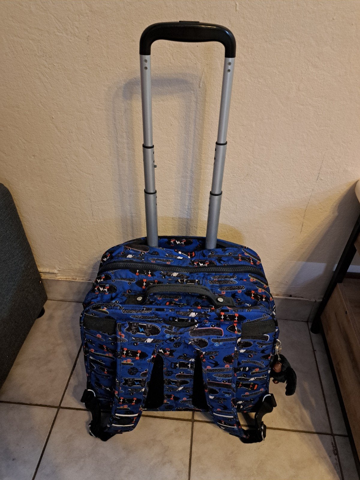 trolley kipling parfait etat, Ophalen of Verzenden, Zo goed als nieuw, Rugtas