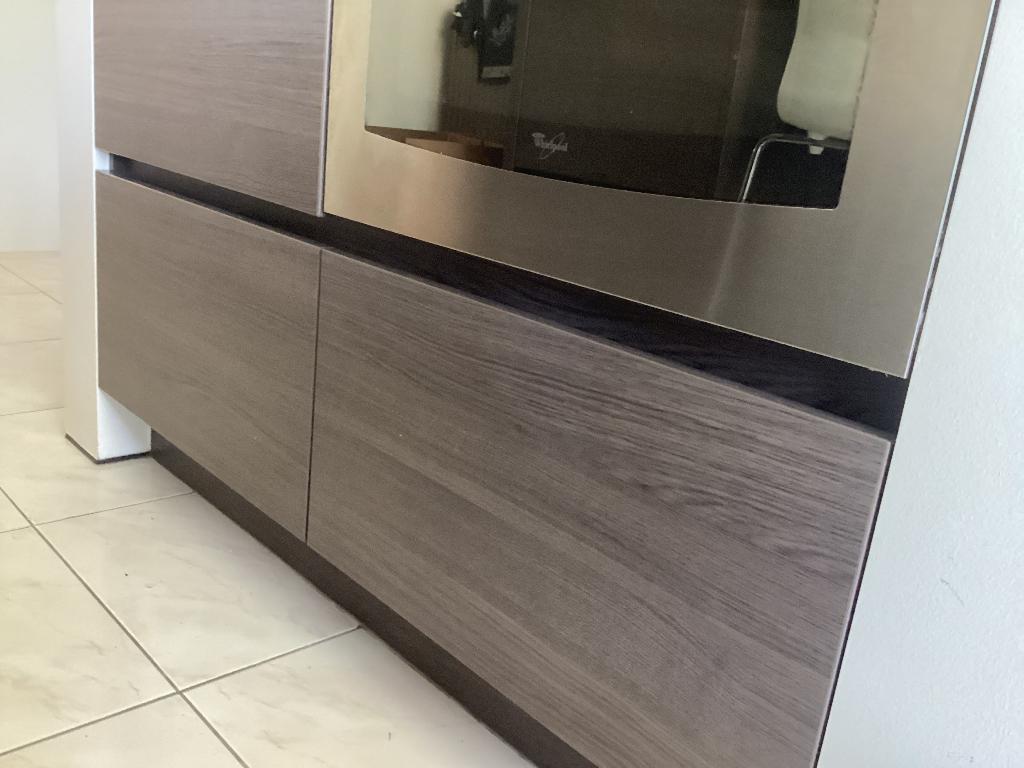 Huis en inrichting, Huis en Inrichting, Keuken | Keukenelementen, Ophalen, Gebruikt, 100 tot 150 cm, Bruin