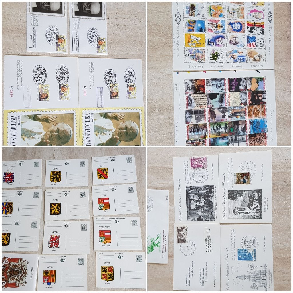Cartes postales, timbres, Enlèvement ou Envoi