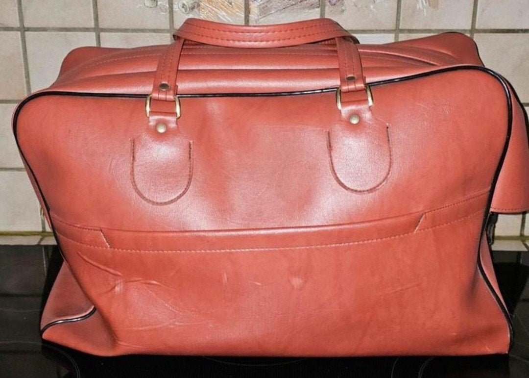 REISTAS VOOR IN DE CABINE, Handtassen en Accessoires, Koffers, Ophalen of Verzenden, Nieuw, Leer