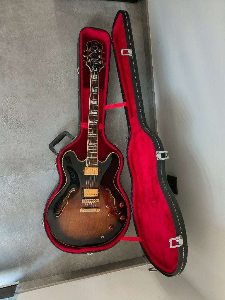 Epiphone Sheraton, Muziek en Instrumenten, Ophalen, Gebruikt, Semi-solid body, Epiphone
