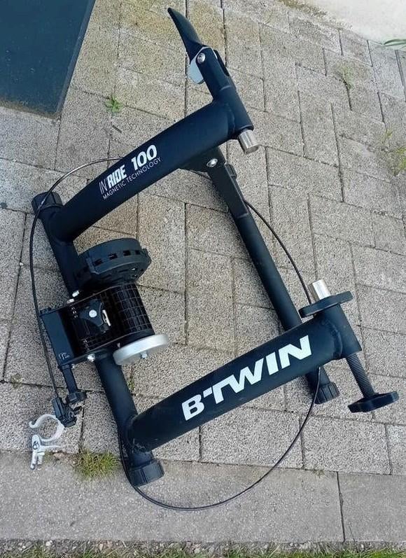 Rollen fiets - rollentrainer BTwin, Ophalen of Verzenden, Zo goed als nieuw, Decathlon Btwin